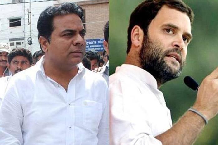 KTR is Fire on Rahul Gandhi!