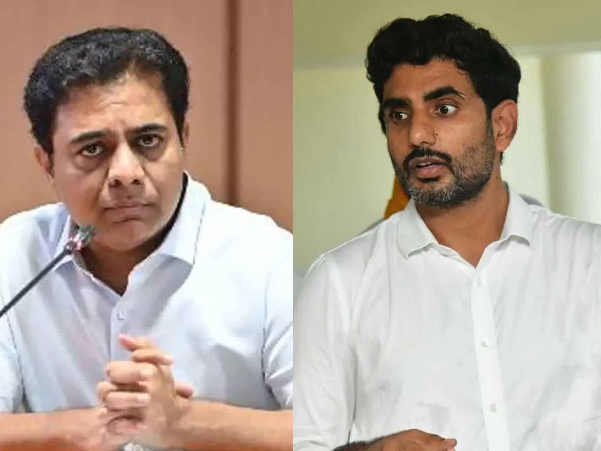 KTR reacts to Lokesh tweet on Chandrababu healt
