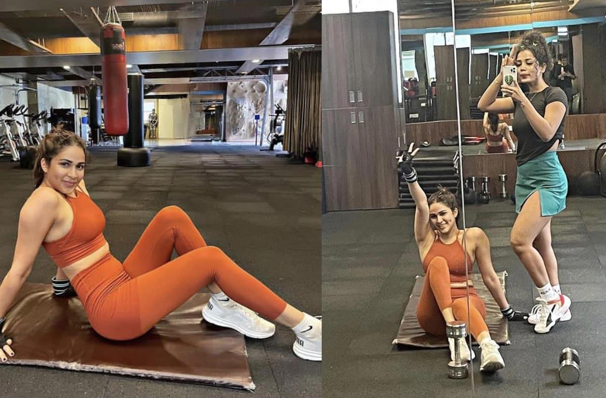 Lavanya Tripathi at gym