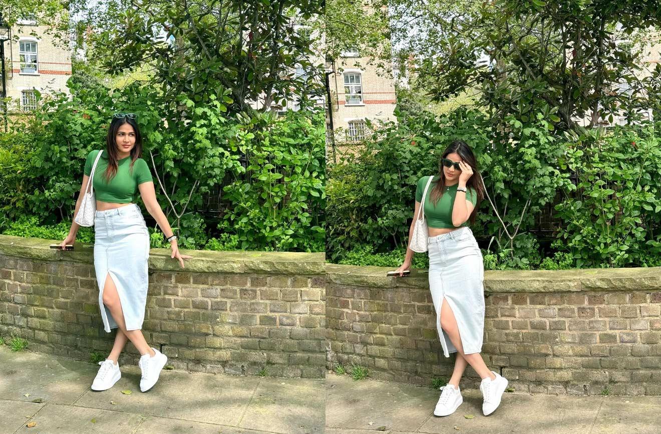 Lavanya Tripathi looks beautiful in a Green Top