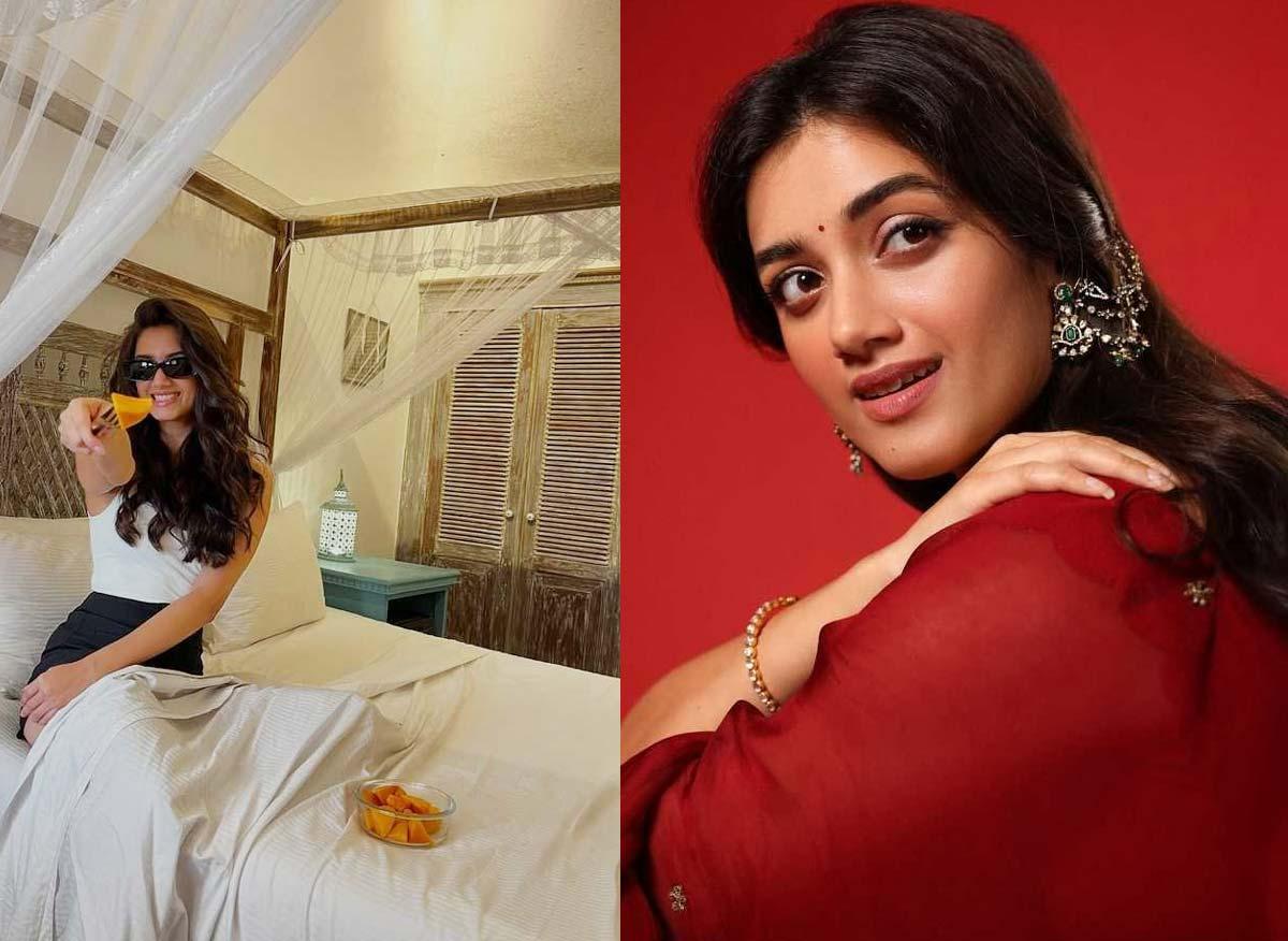 Lucky Lady Bhagyashri Borse New Look