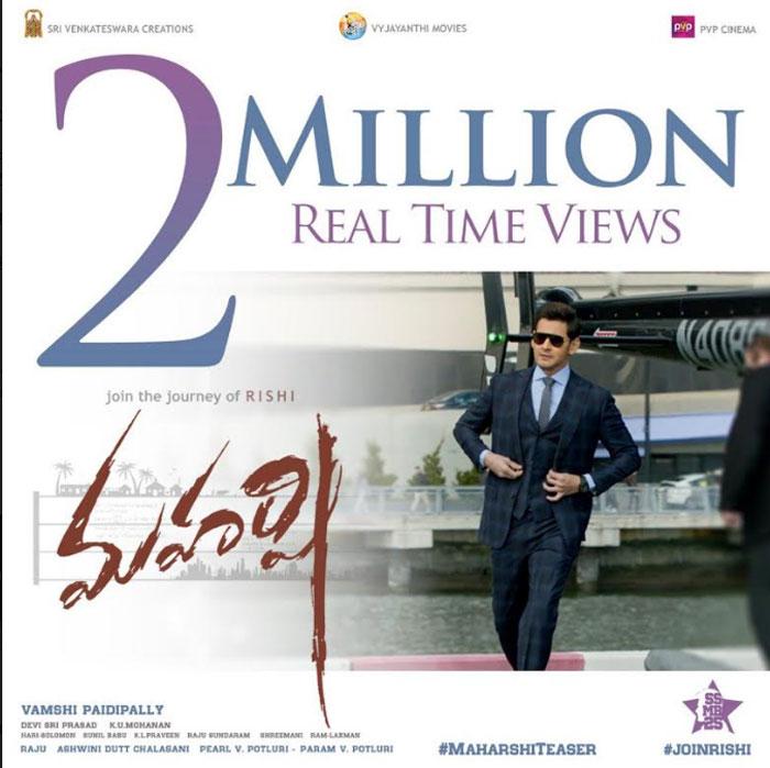 Maharshi Teaser Garners Tremendous Response