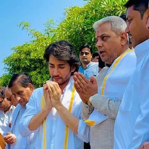 Mahesh Babu and Trivikram at Vijayawada
