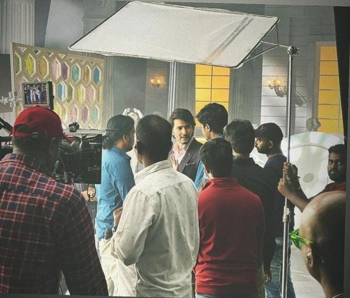 Mahesh Babu is currently shooting for an TVC commercial 