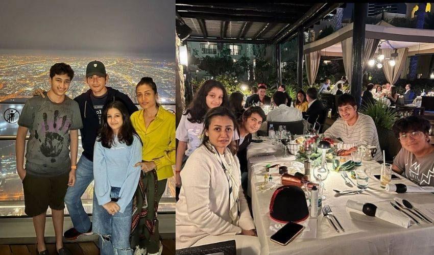 Mahesh Babu New Year Celebration at Dubai