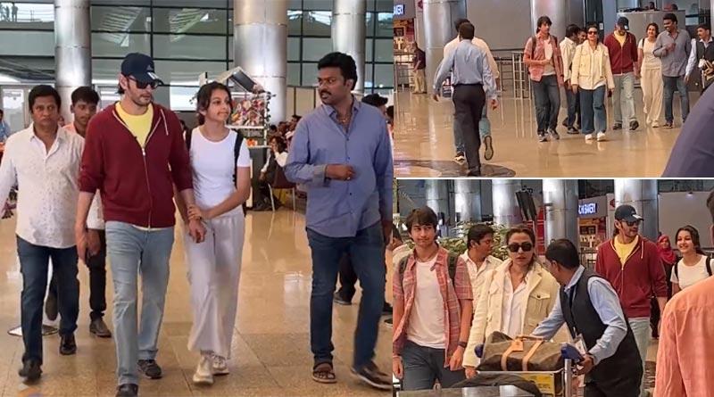 Mahesh Lands In Hyderabad