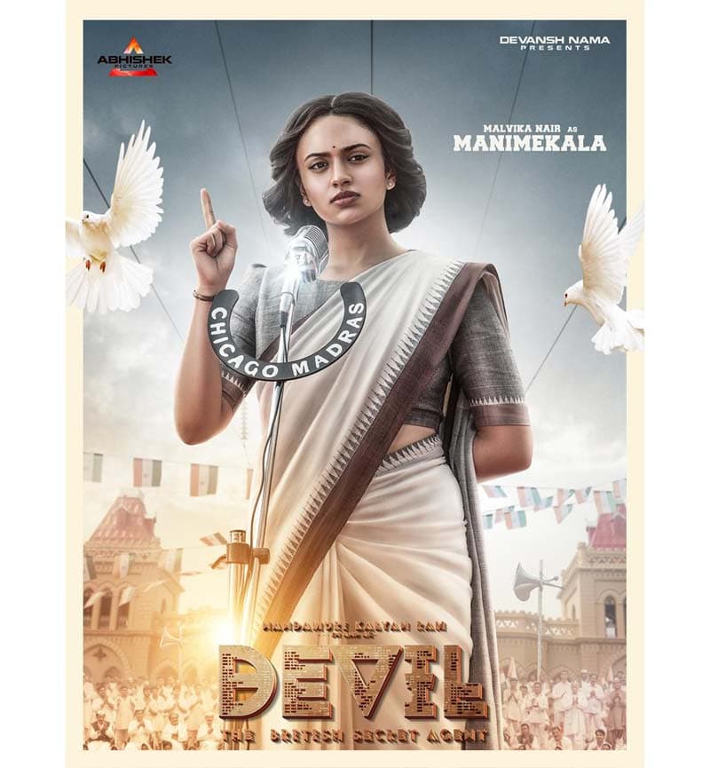Malvika Nair as a powerful politician in spy thriller Devil