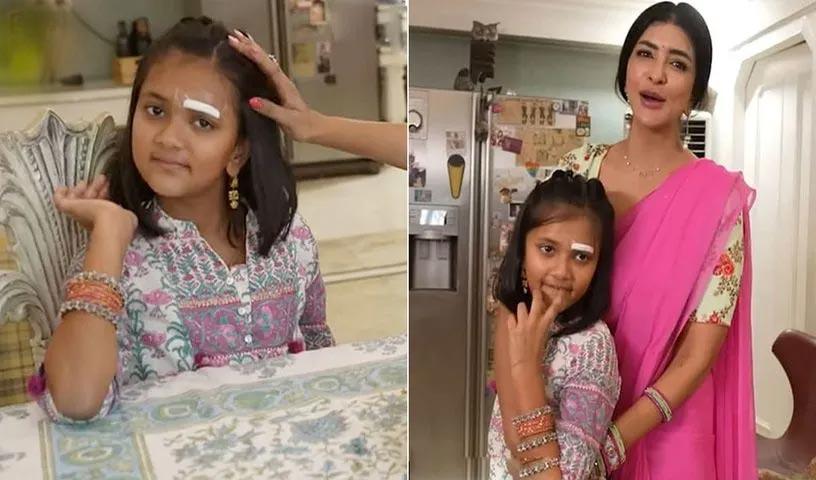 Manchu Lakshmi daughter meets with an accident