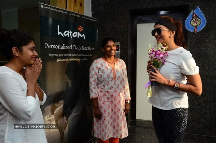 Manchu Lakshmi Promotes Yoga
