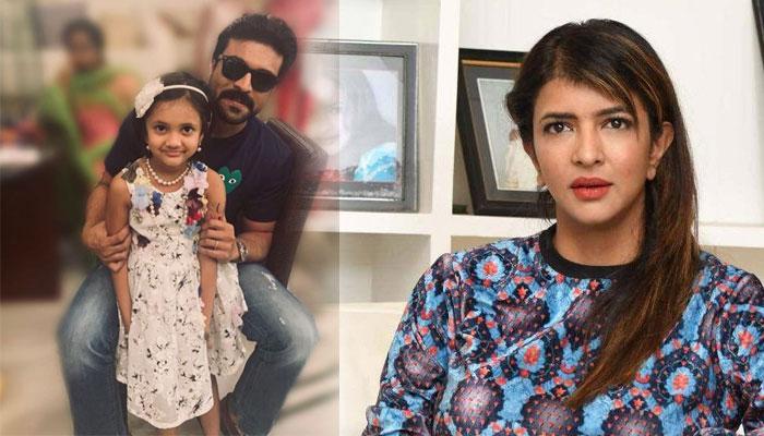 Manchu Laxmi Posts Over mega power Star ramcharan