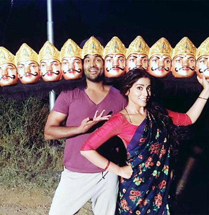 Manchu Vishnu in Ravanaasura getup 