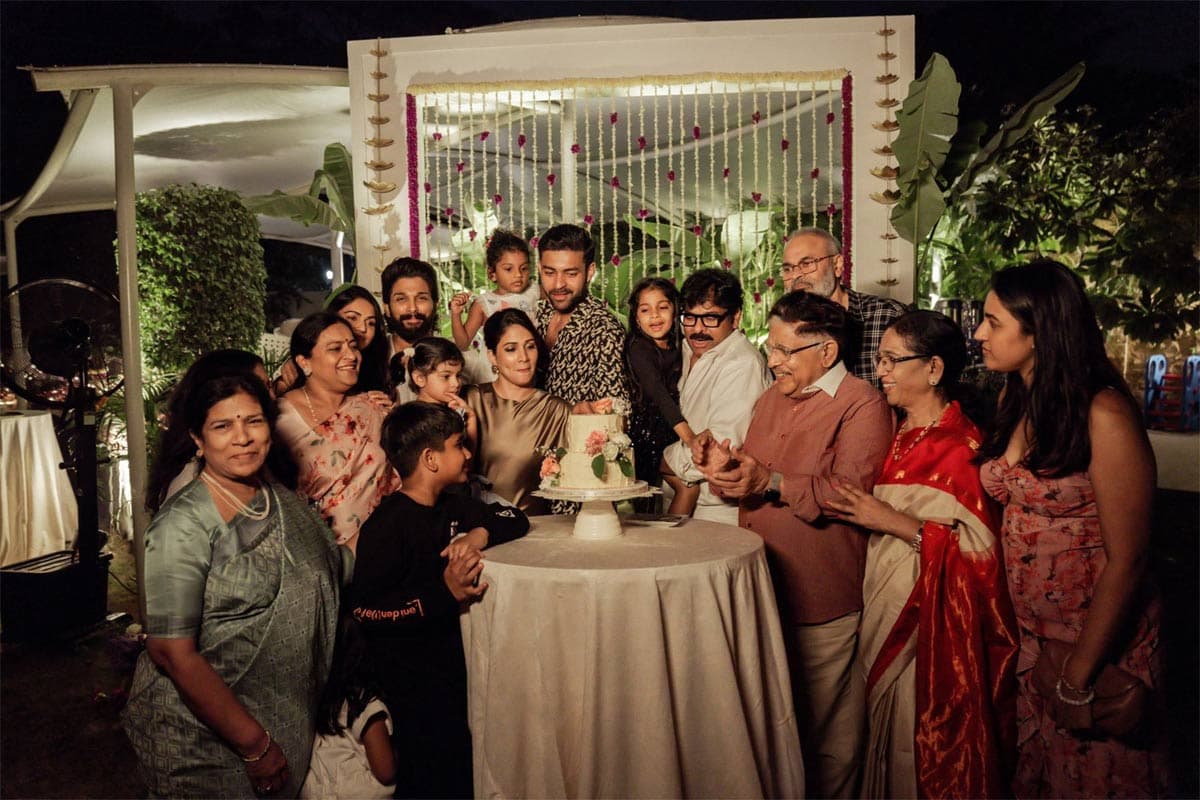 Mega-Allu families bonding at Varun Tej pre-wedding celebrations