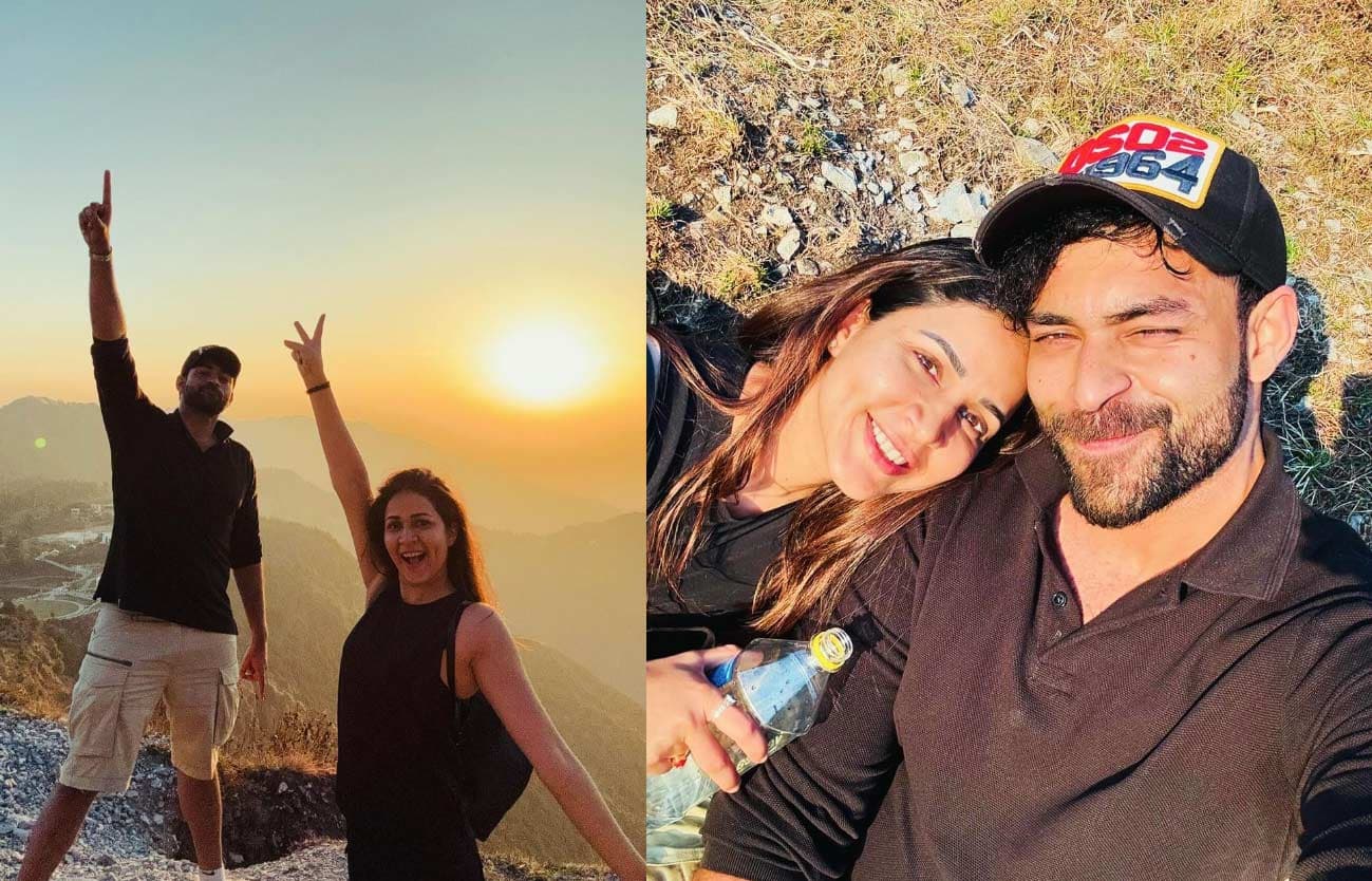 Mega couple enjoying vacation