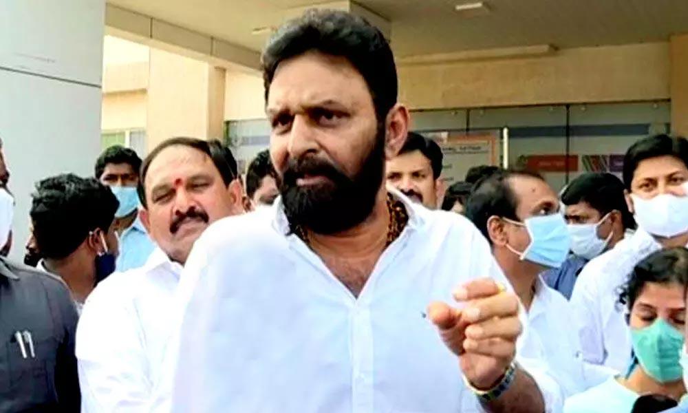 Mega fans warning to Kodali Nani