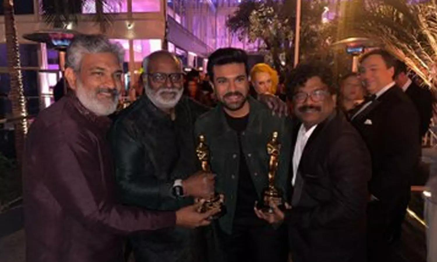 Mega party for RRR team?