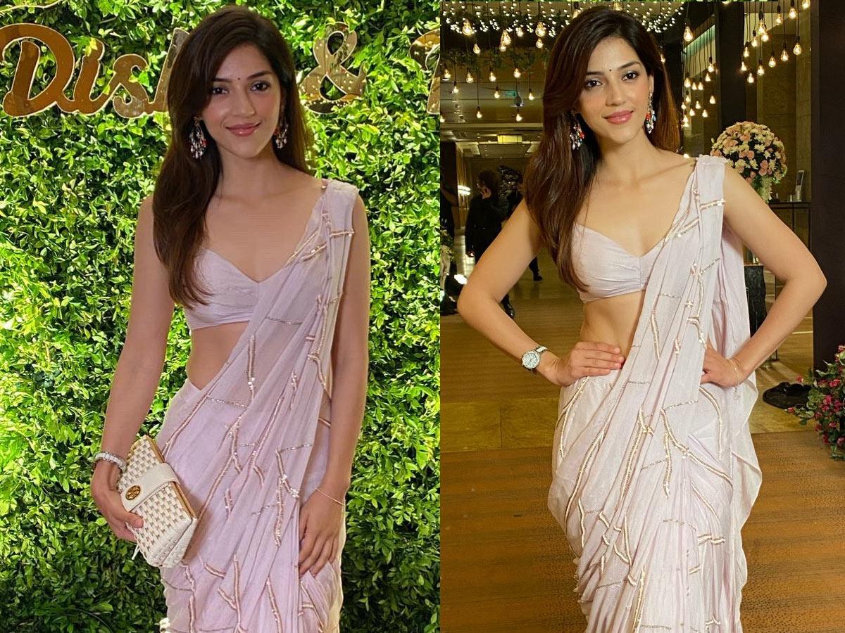 Mehreen Pirzada latest saree pics viral