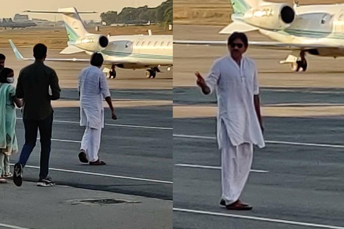 Might be late but with son Akira, Pawan reaches Udaipur