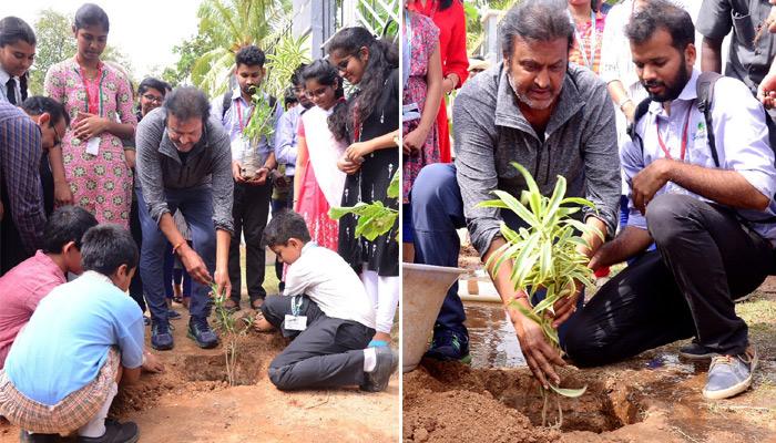 Mohan Babu Accepts Green Challenge