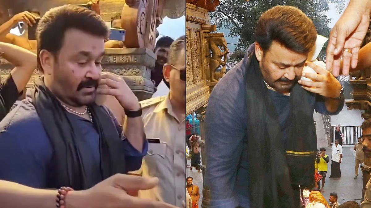 Mohanlal prays for friend Mammootty at Sabarimala temple