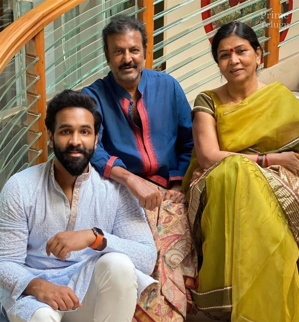 Mother Nirmala Devi supports Manchu Vishnu
