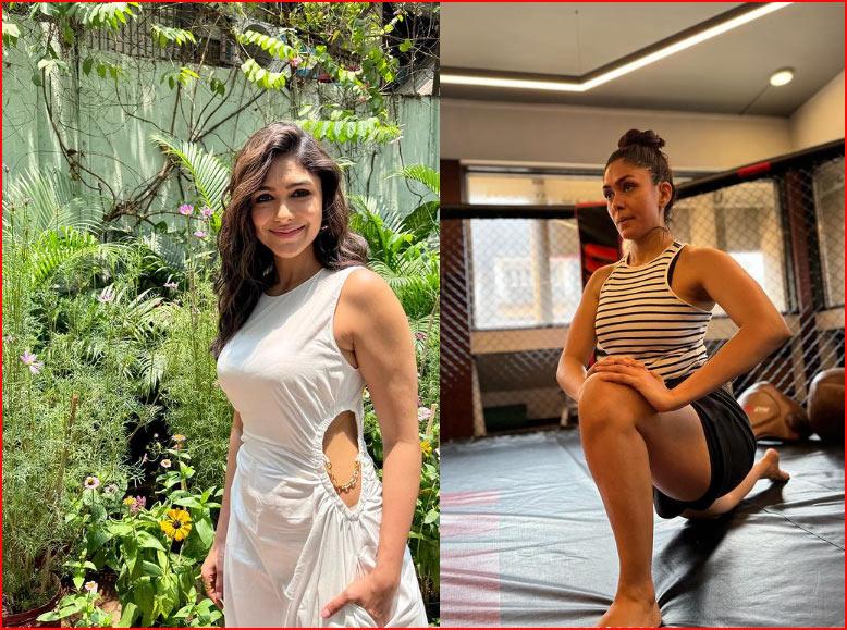 Mrunal Thakur gym look