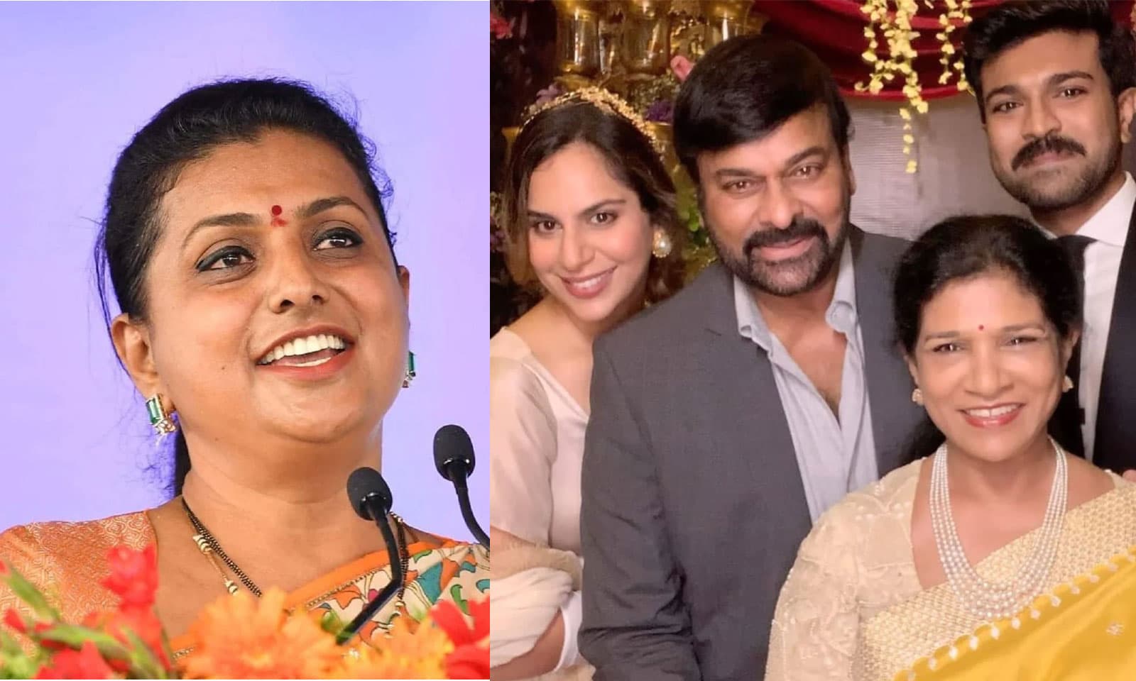 My heartiest wishes to Chiranjeevi for becoming a grandfather: Roja