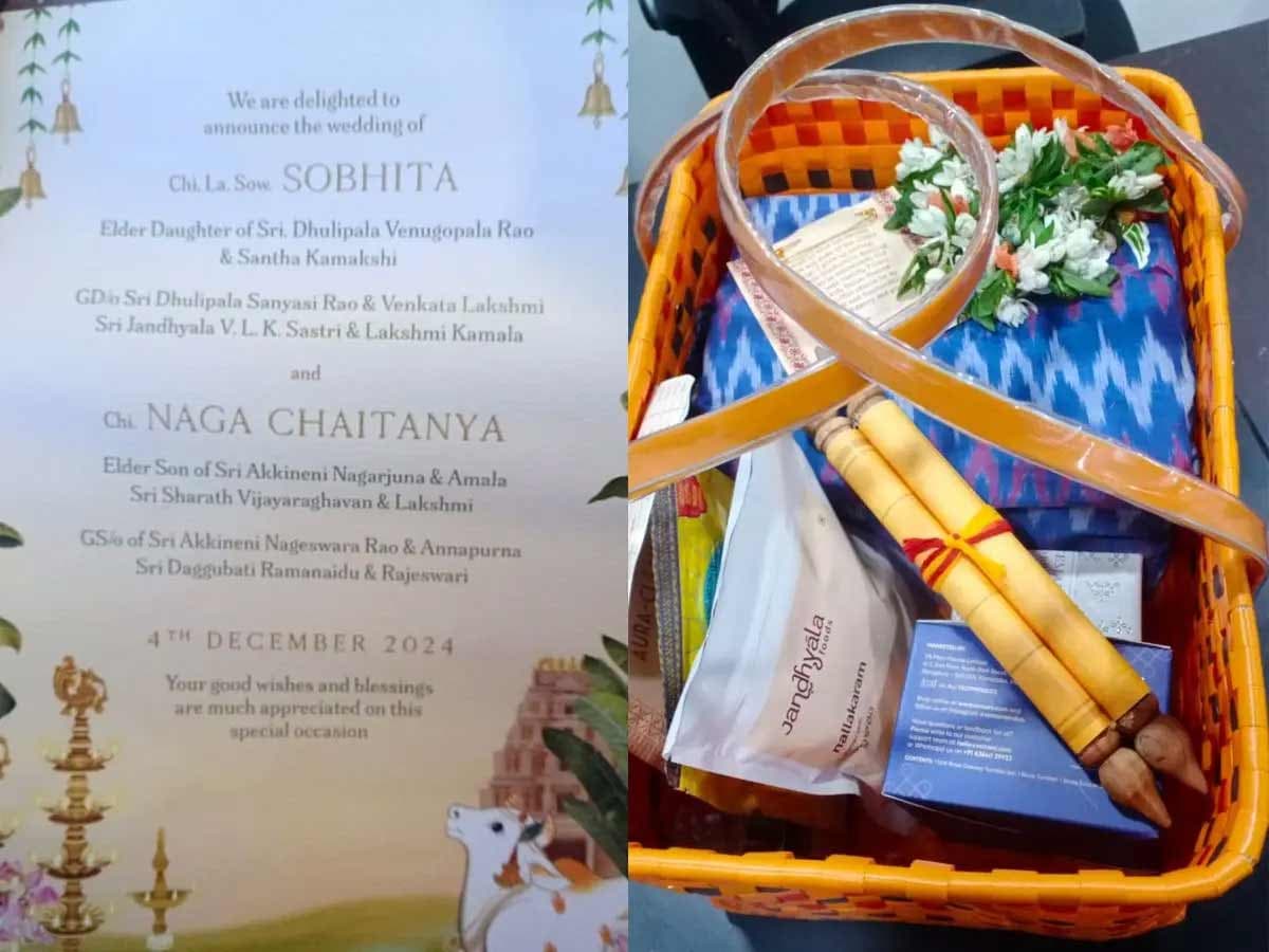 Naga Chaitanya-Sobhita wedding card goes viral