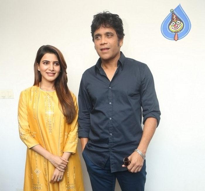Nagarjuna and Samantha Promotes Raju Gari Gadhi 2
