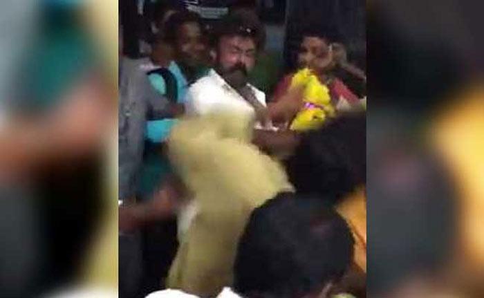 Nandamuri Balakrishna Slaps Fan at Nandyal