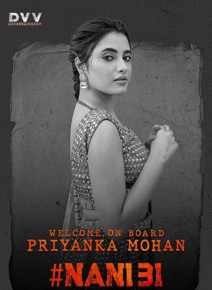 Nani 31 Female Lead is Priyanka Mohan