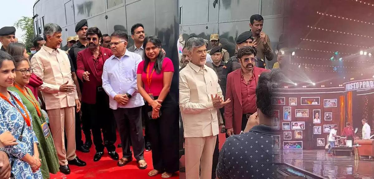 Nara Chandrababu chief guest for NBK Unstoppable Season 2