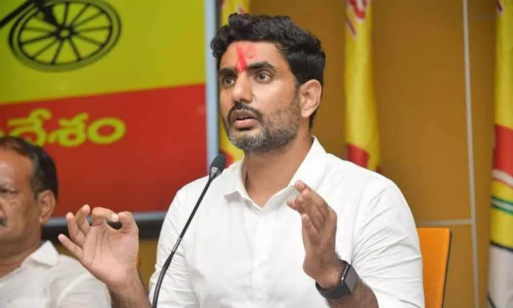 Nara Lokesh fires on Ap Government