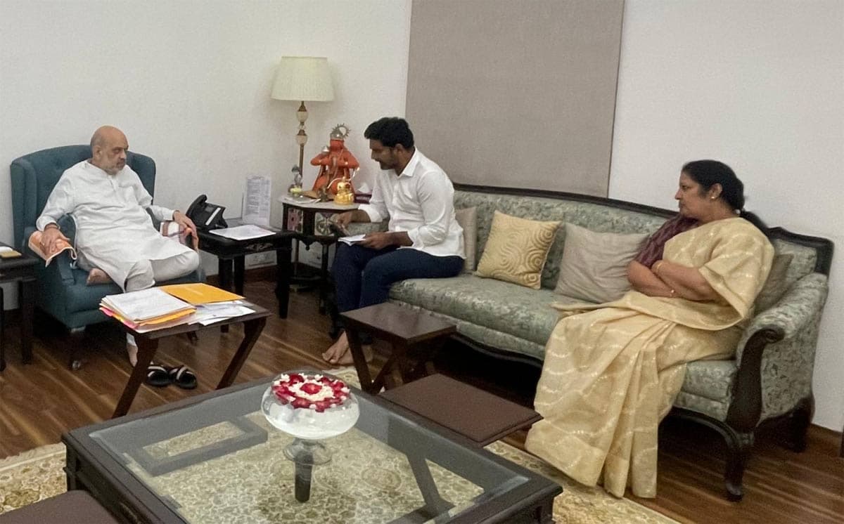 Nara Lokesh meets Amit Shah