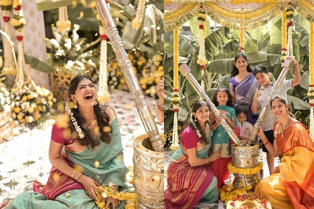 Nara Rohith - Siree Lella wedding works Started