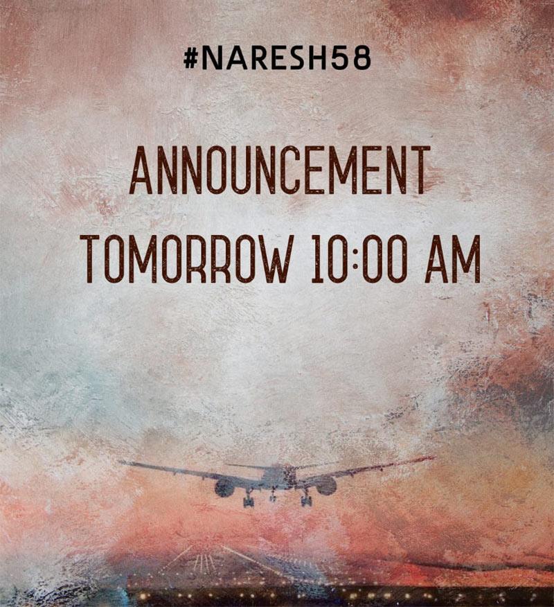 Naresh58 announcement tomorrow morning 