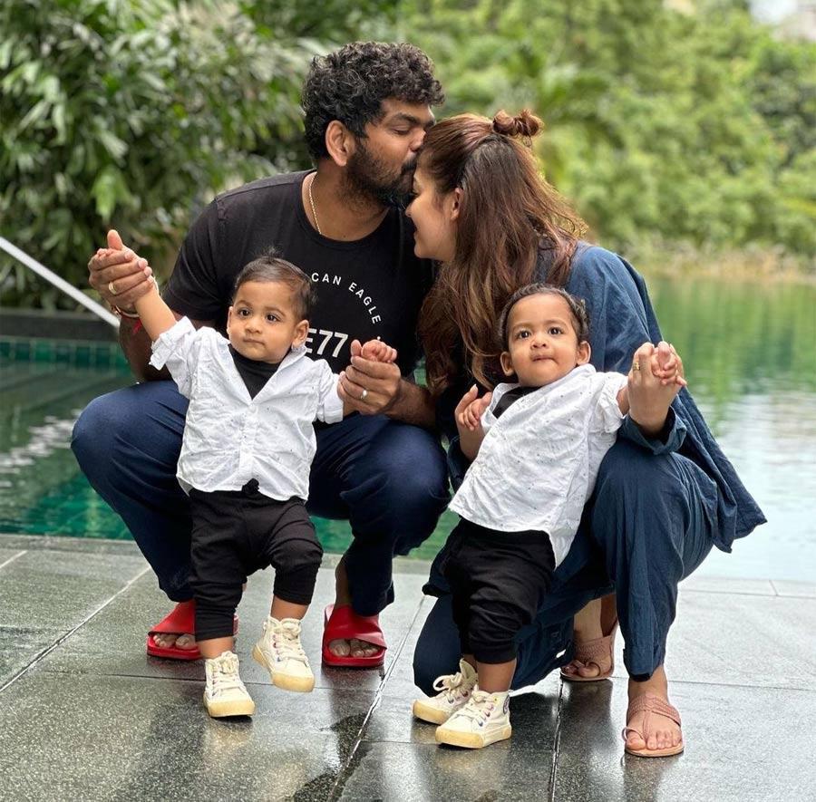 Nayan And Vignesh Share Cute Candids Of sons