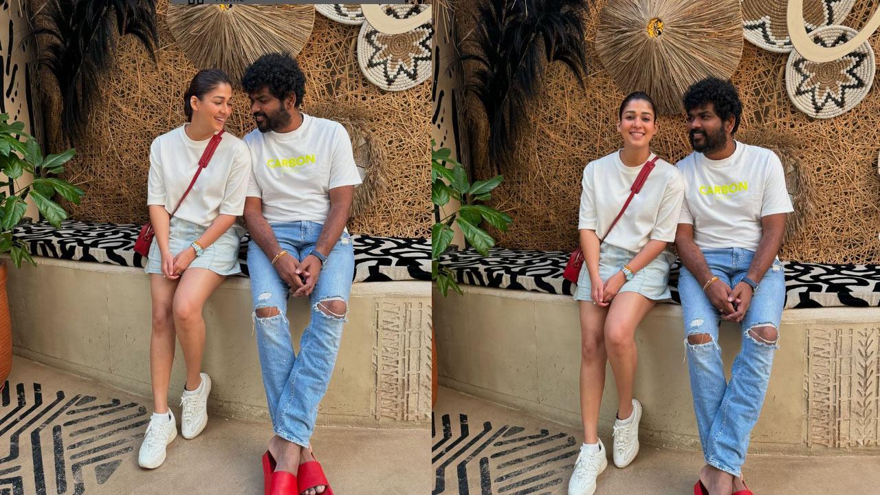 Nayan on a romantic date with her husband