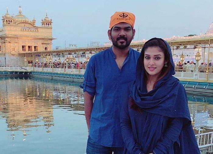 Nayanthara and Vignesh Shivan on a trip to Golden Temple