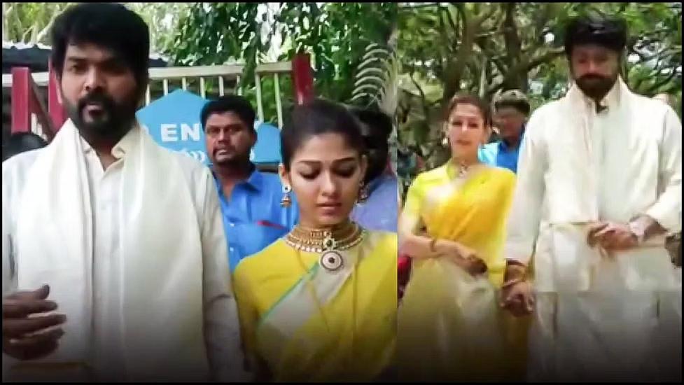 Nayanthara and Vignesh Shivan visit Tirumala Tirupati 