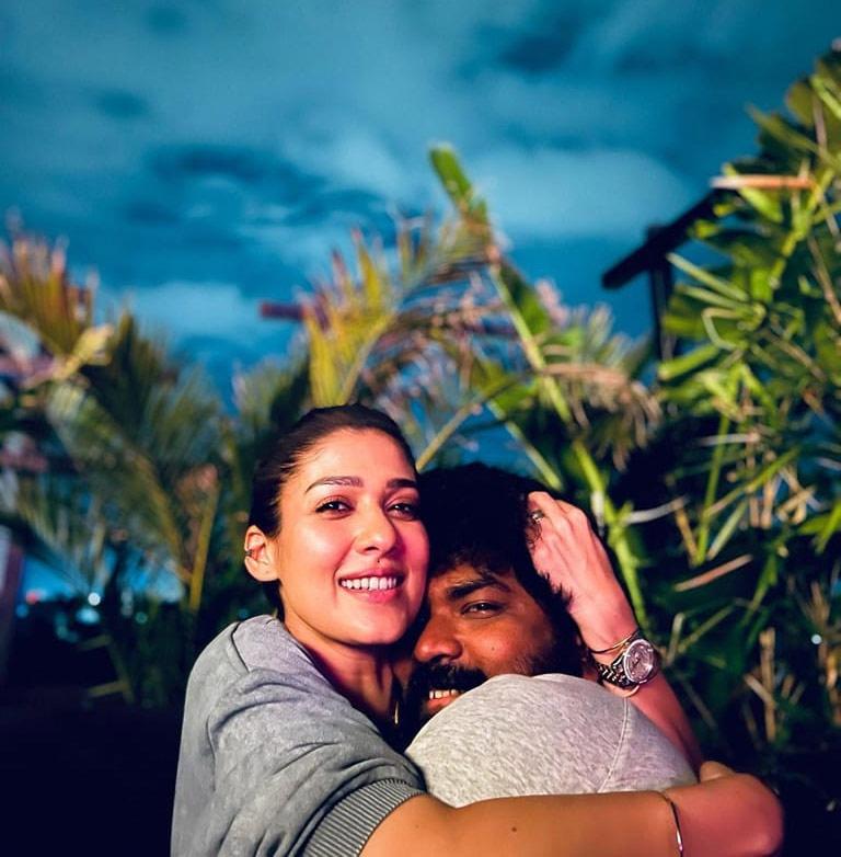 Nayanthara hugs Vignesh Shivan in cute new pics