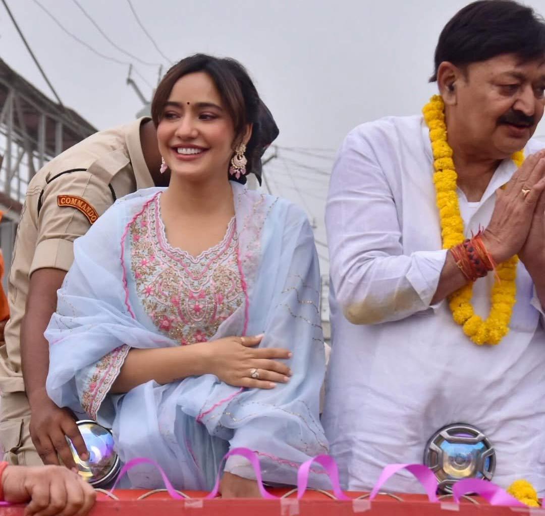 Neha Sharma father Ajeet Sharma defeated by BJP Rohit Pandey 