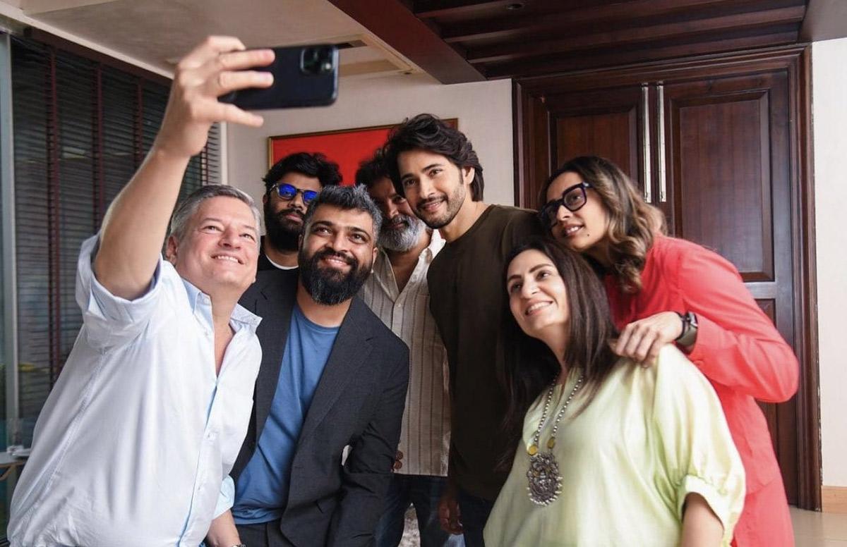 Netflix CEO Ted Sarandos at Super Star Mahesh Babu Residence
