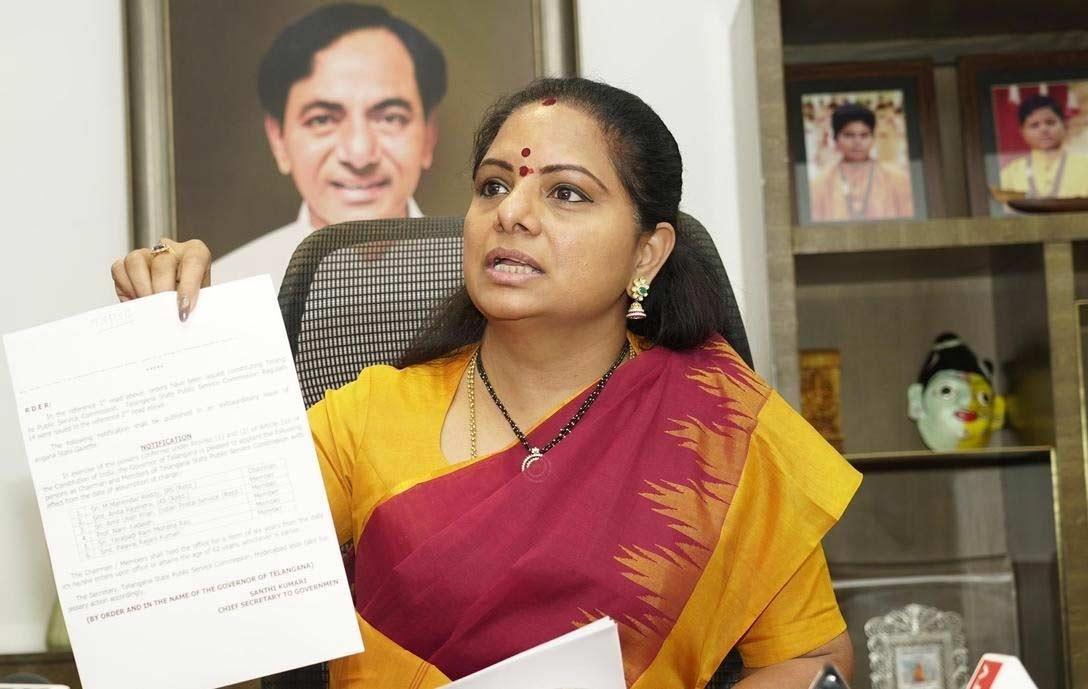 Netizens Trolling On MLC Kavitha
