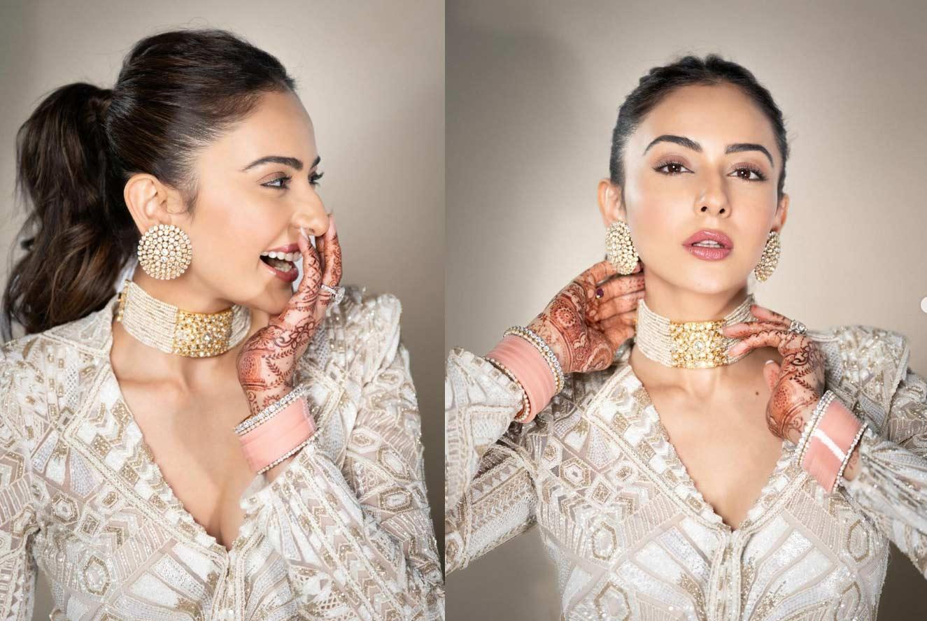 New bride Rakul latest look