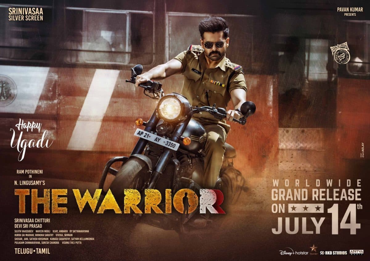 New racy poster from Lingusamy-RAPO The Warriorr released