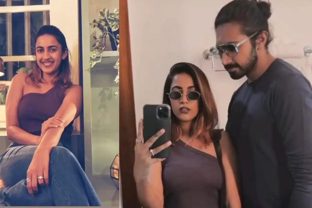 Niharika her husband Chaitanya enjoying their trip in Pondicherry