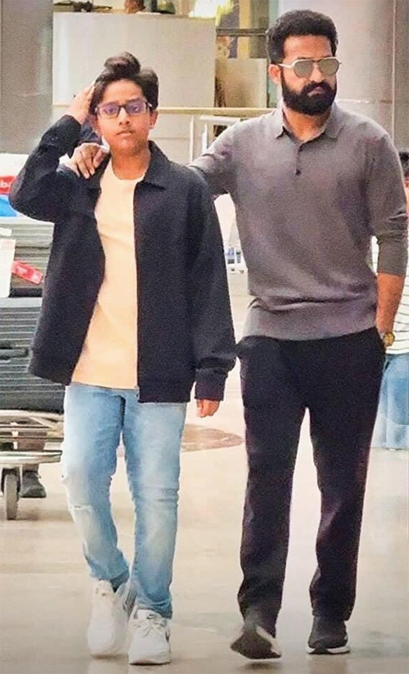 NTR family returns from vacation