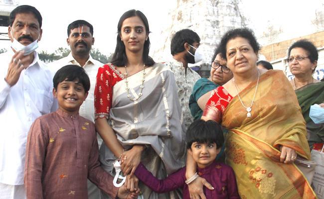 NTR Family visits Tirupati