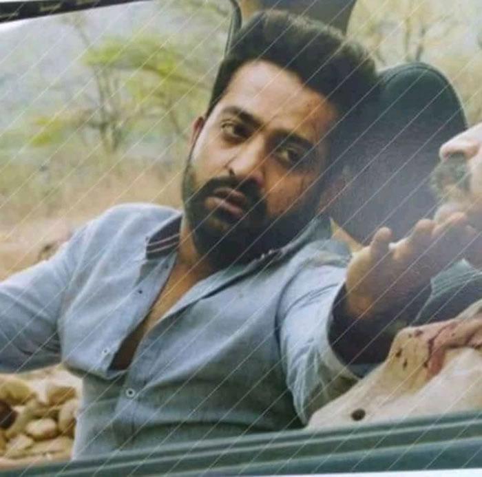 NTR, Nagababu Leaked Pic From Aravinda Sametha Veera Raghava