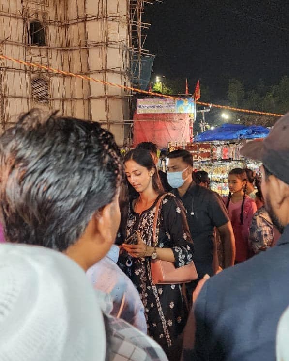 NTR wife in Charminar Night Bazaar